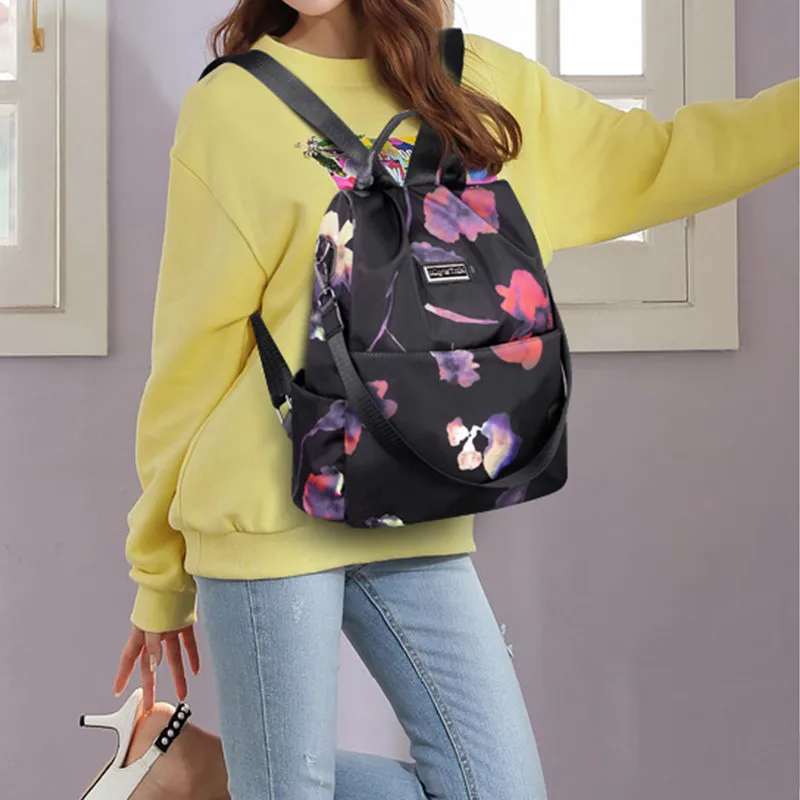 

Men Canvas Backpack Khaki Drawstring Safety Buckle Opening Soft Bag Ladies Bucket Bag