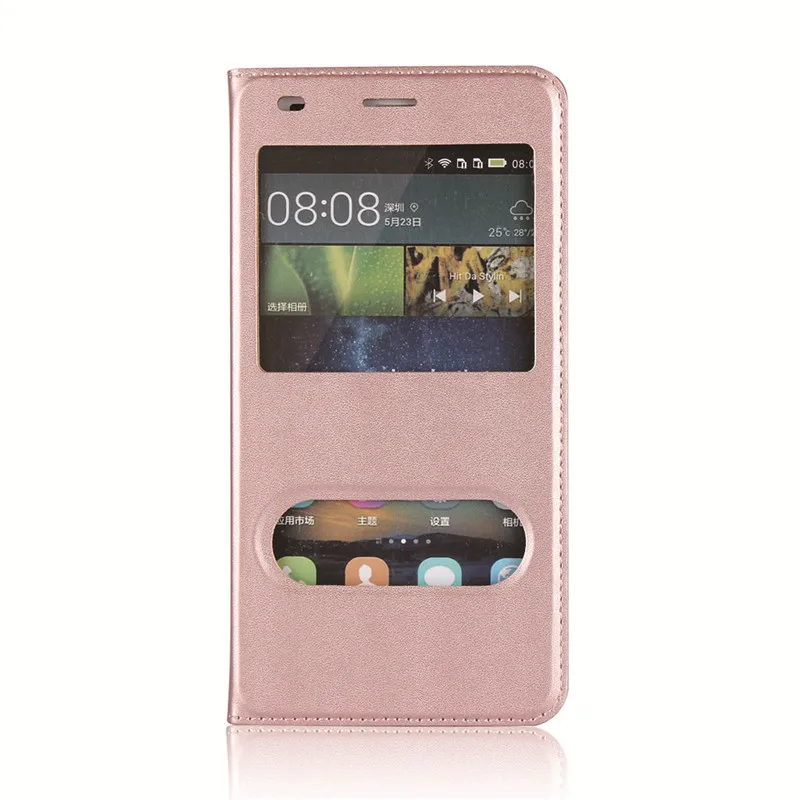 Чехол для Huawei P8 Lite 2015 на застежке чехол протектор экрана мобильного телефона