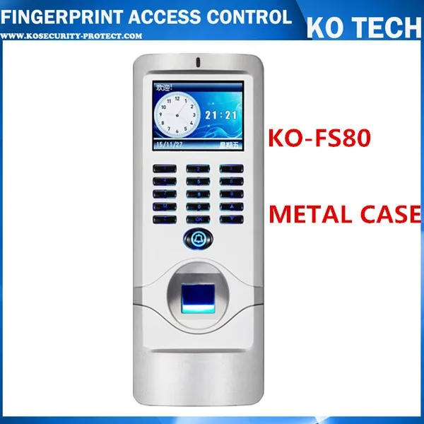 

Free Shipping KO-FS80 Fingerprint Keypad Door Access With RFID AND PIN CODE