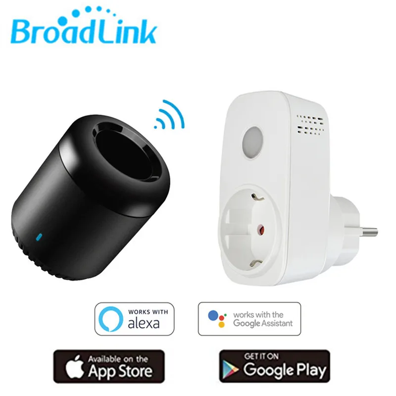 Broadlink RM Mini3 дистанционный Wi-Fi ИК-контроллер совместимый с Alexa Echo Google Home Mini Assistant IFTTT