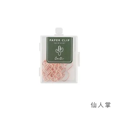 Rose Gold Metal Paper Clip Cherry Blossom Bookmark Binder Clips