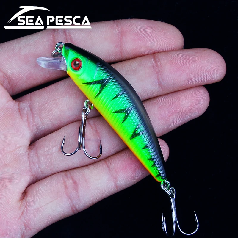 

SEAPESCA Minnow Crankbait Wobblers Sea Fishing Tackle 7cm 8.1g Artificial Plastic Hard Bait Fishing Lure free shiping ZB9