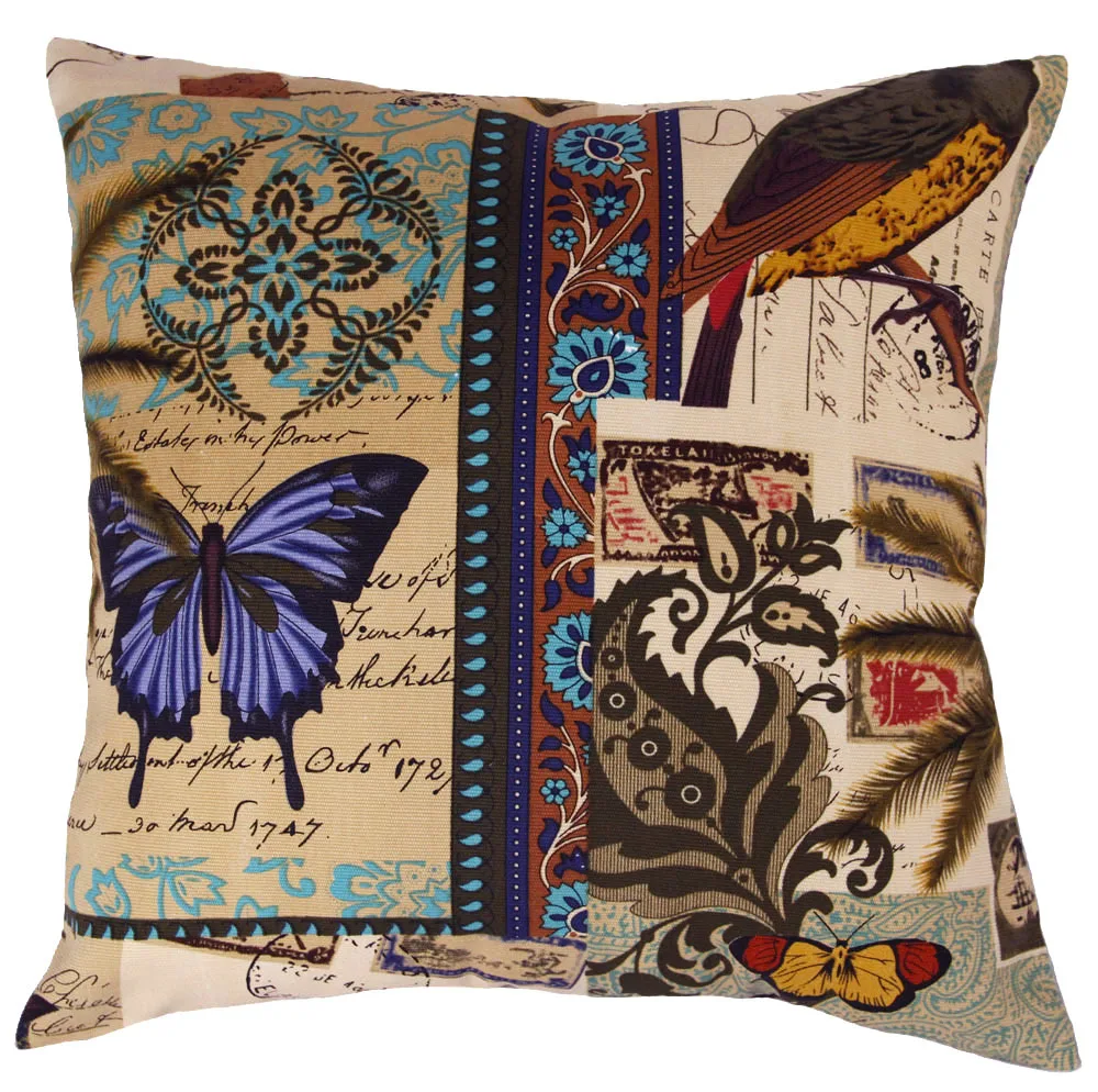 

EA314 - 16" x 16" INCH / 40 x 40CM Printed A grade Cotton Canvas Cushion Cover Pillow Case (1pcs )