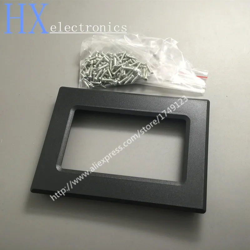 

Free shipping 10PCS 12864 LCD display instrument flame retardant ABS plastic frame meter shell casing LCD casing
