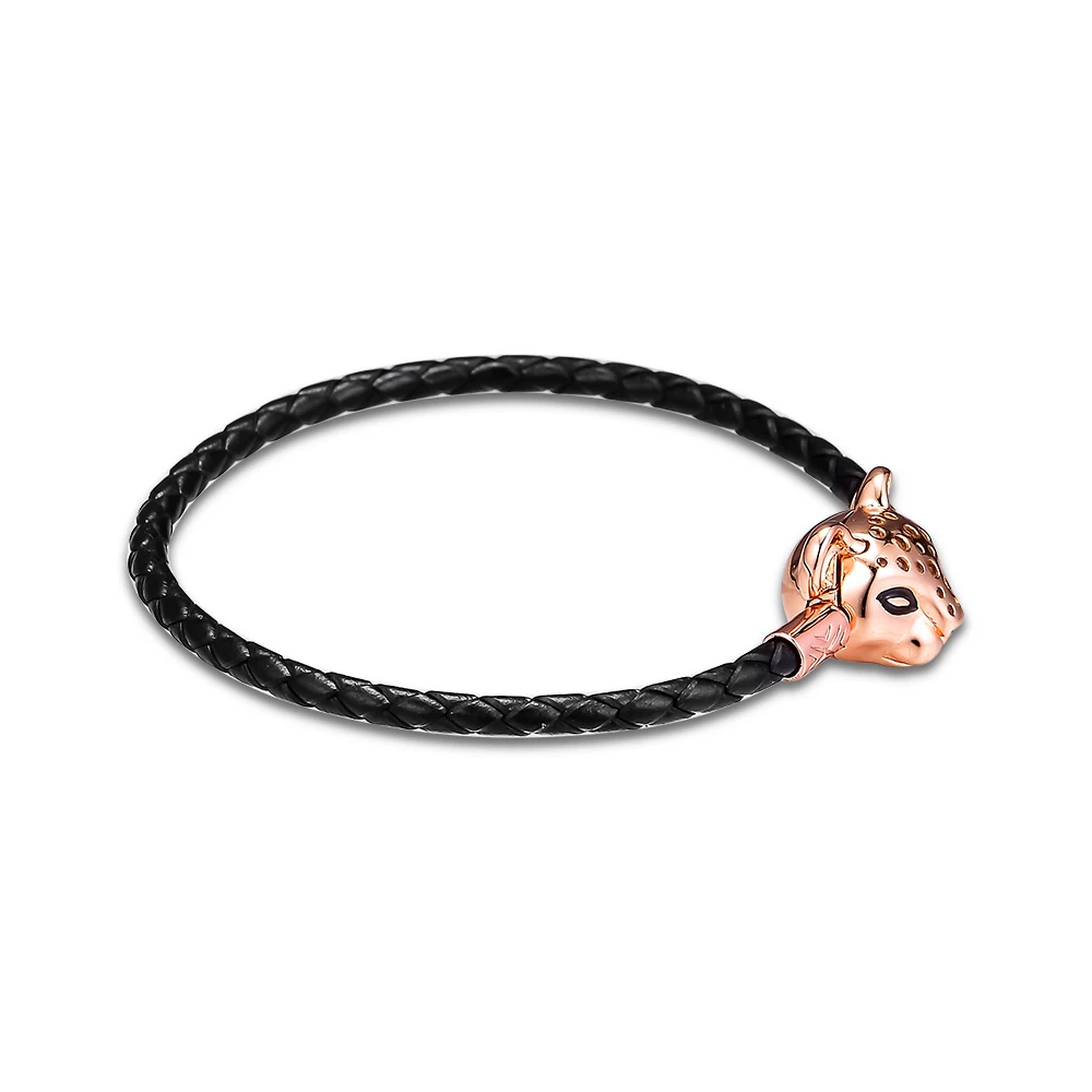 CKK браслет принцесса Лев кожаные браслеты для женщин Pulseira Feminina Masculina Pulseras Mujer серебряные 925 пробы ювелирные изделия