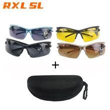 Велосипедные солнцезащитные очки, очки для велоспорта очки для занятий спортом на улице ветрозащитные RXL SL 1 шт. очки+ оригинальная коробка велосипед поляризационные очки