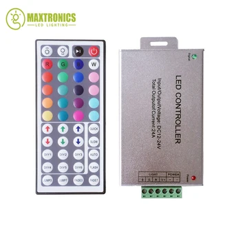

New DC12-24V 12A 44 keys IR Remote Led rgb Controller for led lamp 5050 3528 led strip light Free shipping