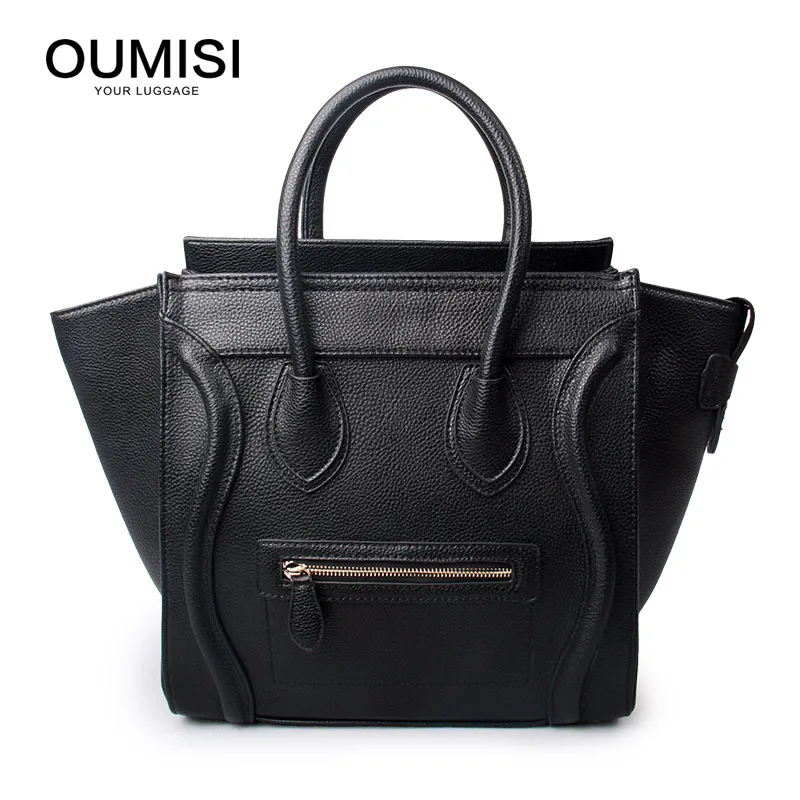 Kopen OUMISI Vrouwen Lederen Handtassen Vintage Vrouw Tassen Tas Handtas Mode Handtassen Vrouwen Schoudertassen Lederen Pu Draagtas BK