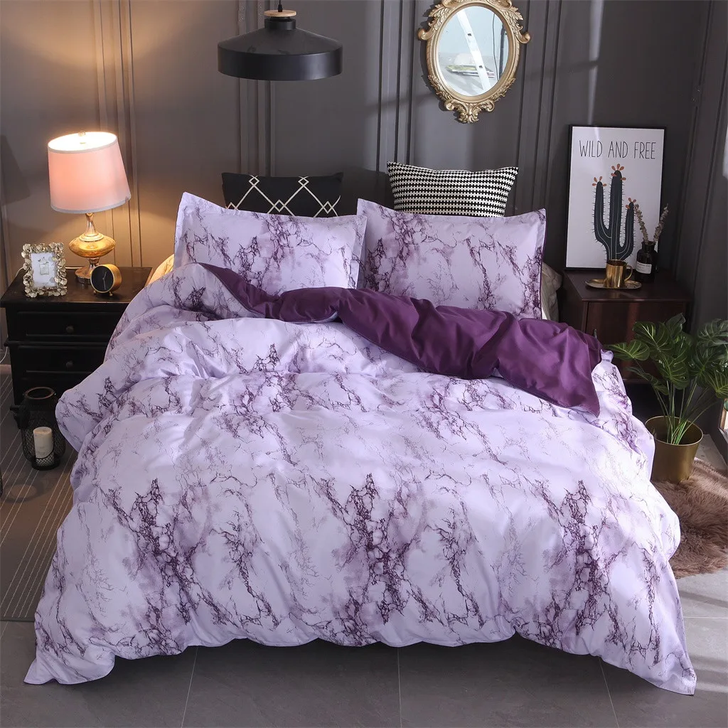 

Duvet Cover Marble Bedding Duvet Cover Set Quilt Cover 100% Cotton Quilt Cover