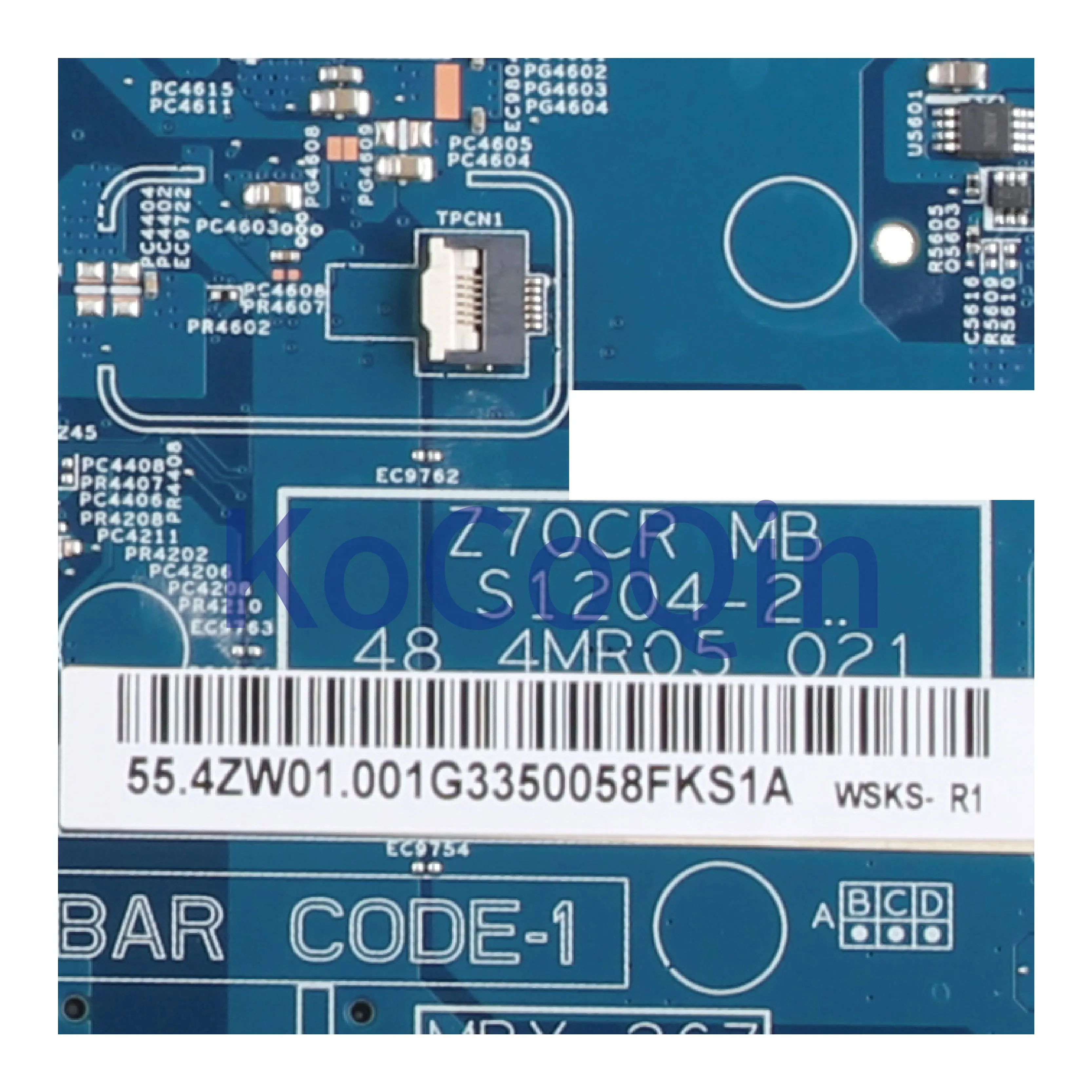 discounted  KoCoQin Laptop motherboard For SONY Vaio SVE171 SVE1712C5E SVE1712L1EB MBX-267 Mainboard A1922060A 