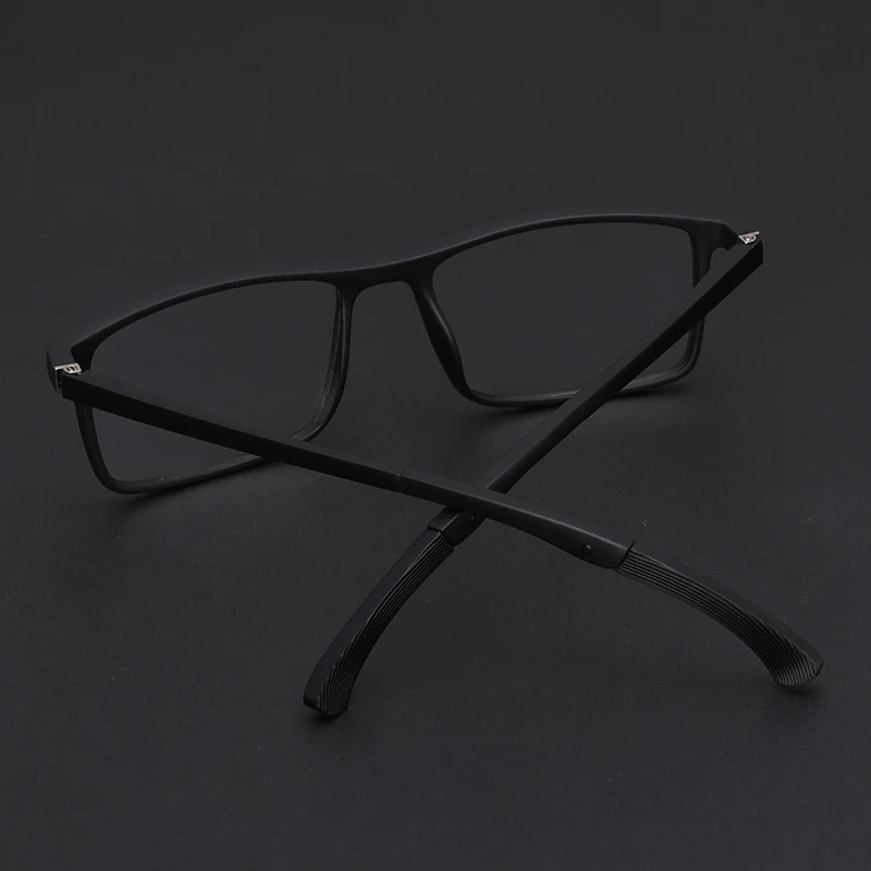 Ceny TR90 okulary okulary ramki mężczyzn prostokąt w stylu Vintage Retro przezroczysty optyczny komputer krótkowzroczność okulary ramki prosty styl MA09 08