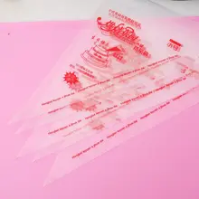 100 шт./лот одноразовый для глазури трубопровод мешок помадка торт крем для украшения выпечки Сумки Инструмент