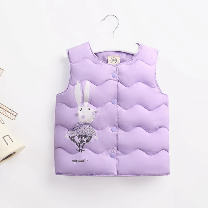 winter cotton vests for boys kids waistcoat thick rabbit vests for girls children clothes  (16)