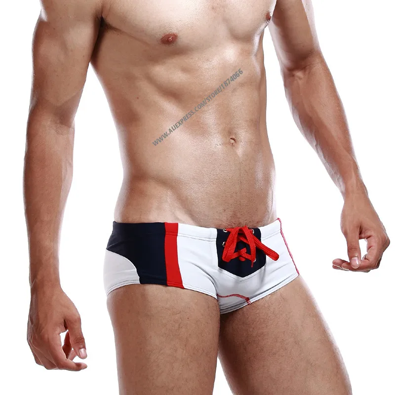 Seobean Летняя мужская одежда для плавания спортивные шорты для плавания с низкой посадкой Мужской купальный костюм мужские плавки шорты пляжный костюм SE40