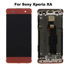 

LCD Display For Sony Xperia XA F3111 F3112 Black White with Touch Screen Digitizer Assembly Replacement with tools