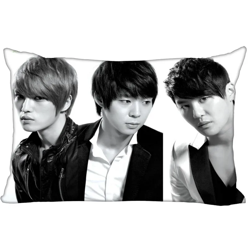 Новое поступление сатиновая наволочка с принтом KPOP star custom JYJ двухсторонняя