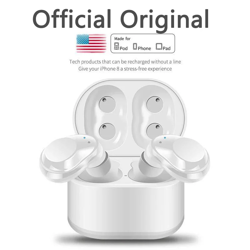 

In Ear IPX5 Level Waterproof Bluetooth Headset Wireless Touch In-ear Style Earphone Music Headphones HIFI Sound Bring Own Charge