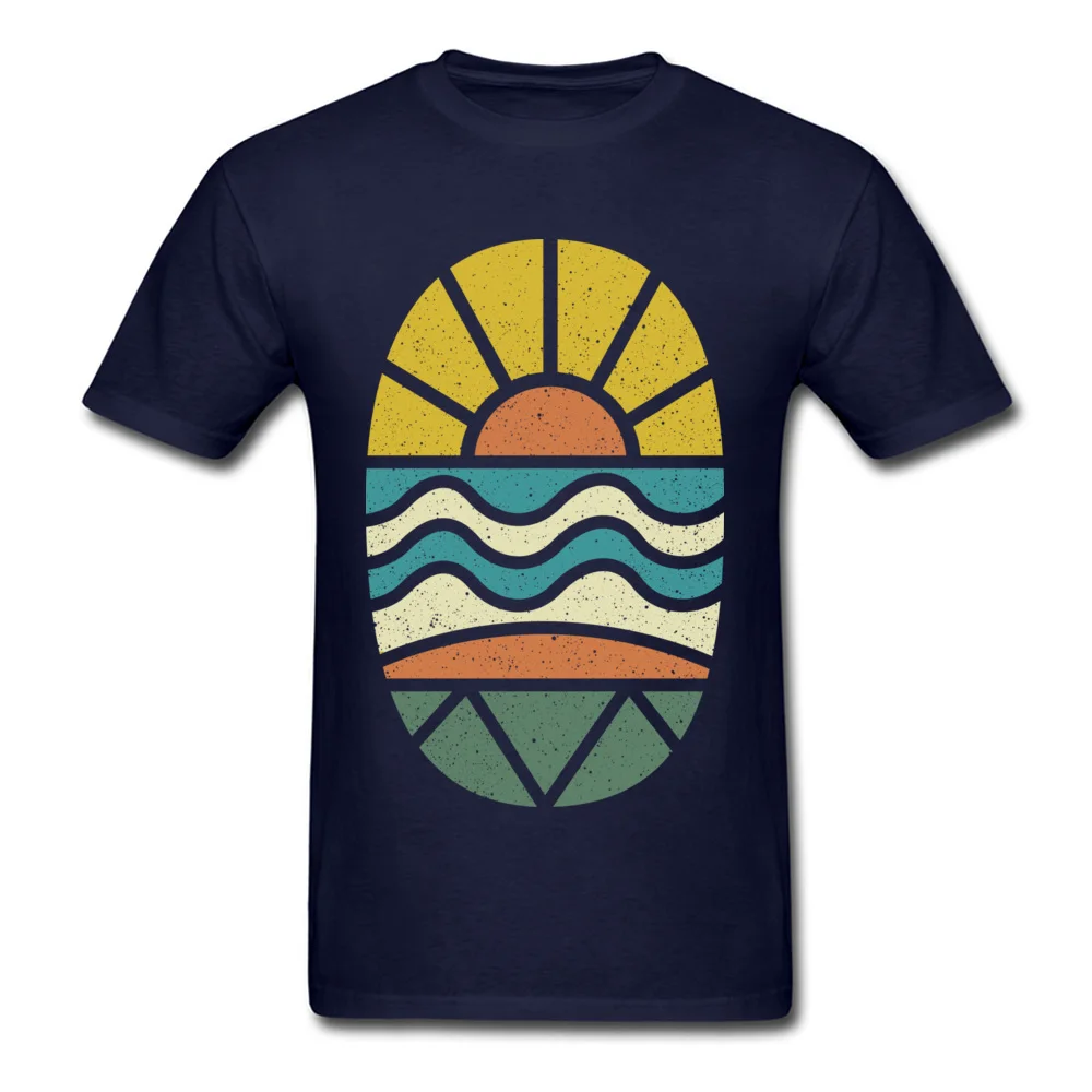 Casual Lets Go Surfing Tops T Shirt for Men Prevalent Lovers Day Crewneck 100% Cotton Short Sleeve T-Shirt Casual Clothing Shirt Lets Go Surfing navy