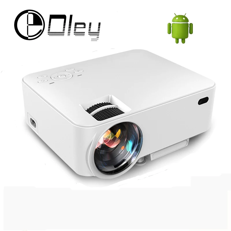 Built in battery Mini 3D Projector 1080P Full HD DLP Smart