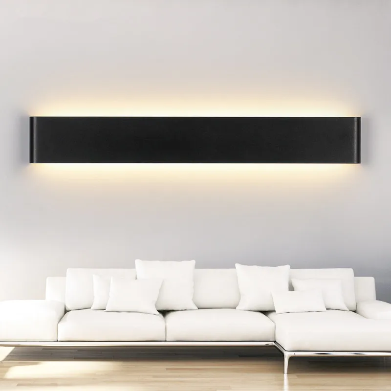 

14W Modern minimalist LED aluminum acryl wall lamp living room bedroom bedside lamp aisle wall lamp bathroom mirror lights
