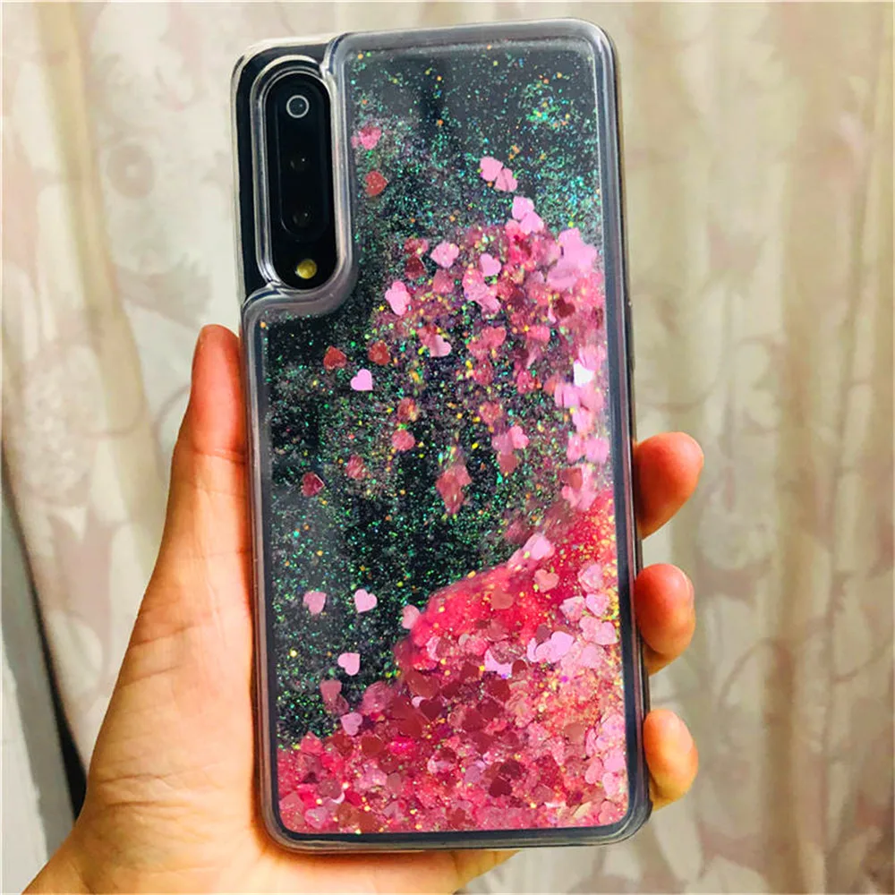 Liquid Glitter Soft Silicone TPU Case For Xiaomi Mi 9 SE Mi 8 Lite A2 A1 Cover Redmi Note 7 6 5 Pro Redmi 6 5 Plus S2 5A 4X Case (7)