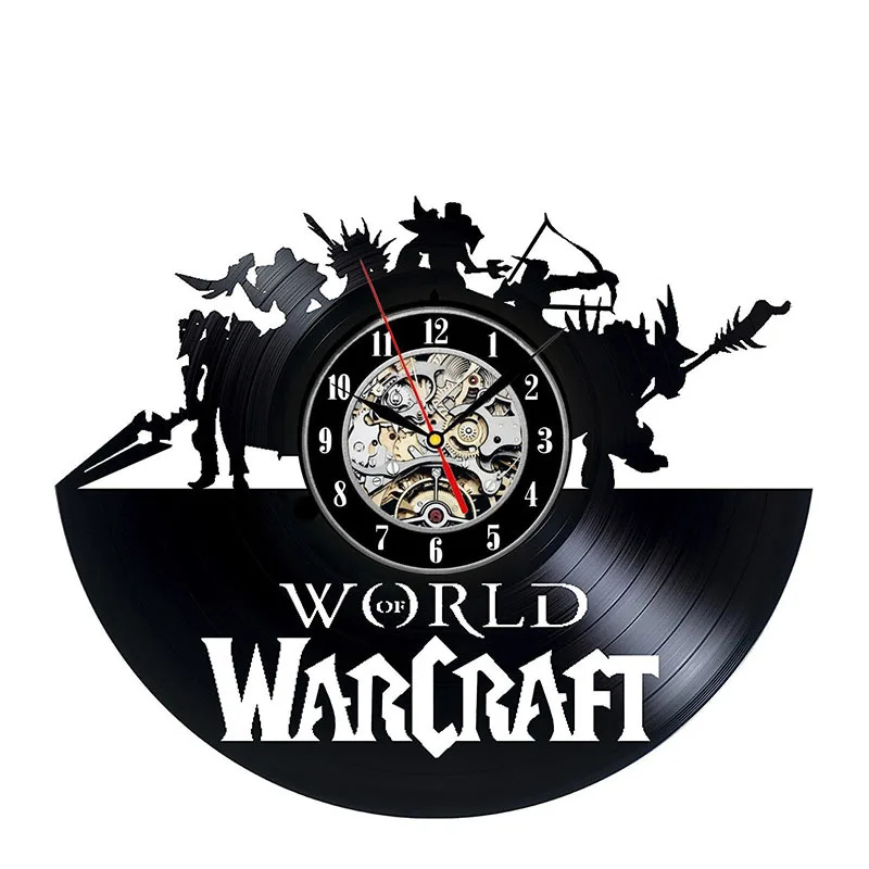 

Game of Thrones HBO Movie Characters 3D Record Wall Clock Black Hollow Vinyl Record LED Wall Clock Antique &Handmade Clock