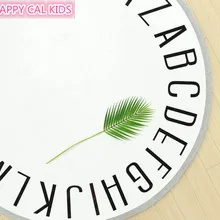 INS украшение для дома 26 букв кролик медведь игровой коврик накидка на мебель современная комната фон ковер подарок для детей