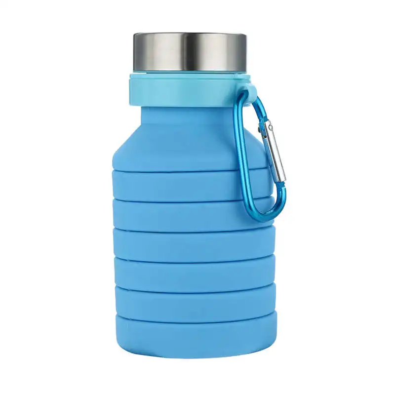

1x Silicone Folding Portable Travel Outdoor Sports Retractable Cups Coffee Tea Beer Juice Milk water bottle glass 19feb1