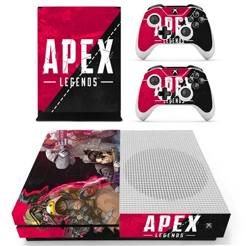 APEX Legends наклейка на кожу для Xbox One S консоль и контроллеры для Xbox One тонкая кожа стикер s винил - Цвет: YS-xboxoneS-2032