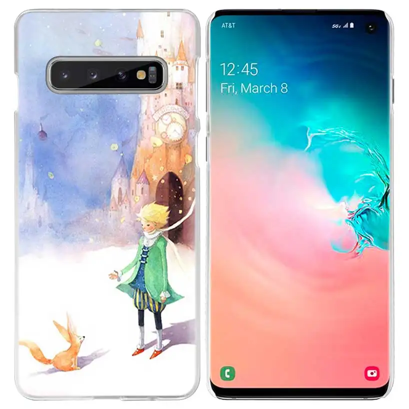 С принтом «Маленький принц», чехол для samsung Galaxy S10 5G S10e S9 S8 M30 M20 M10 J4 J6 плюс J8 Note 8 9 прозрачный жесткий чехол из ПК для телефона