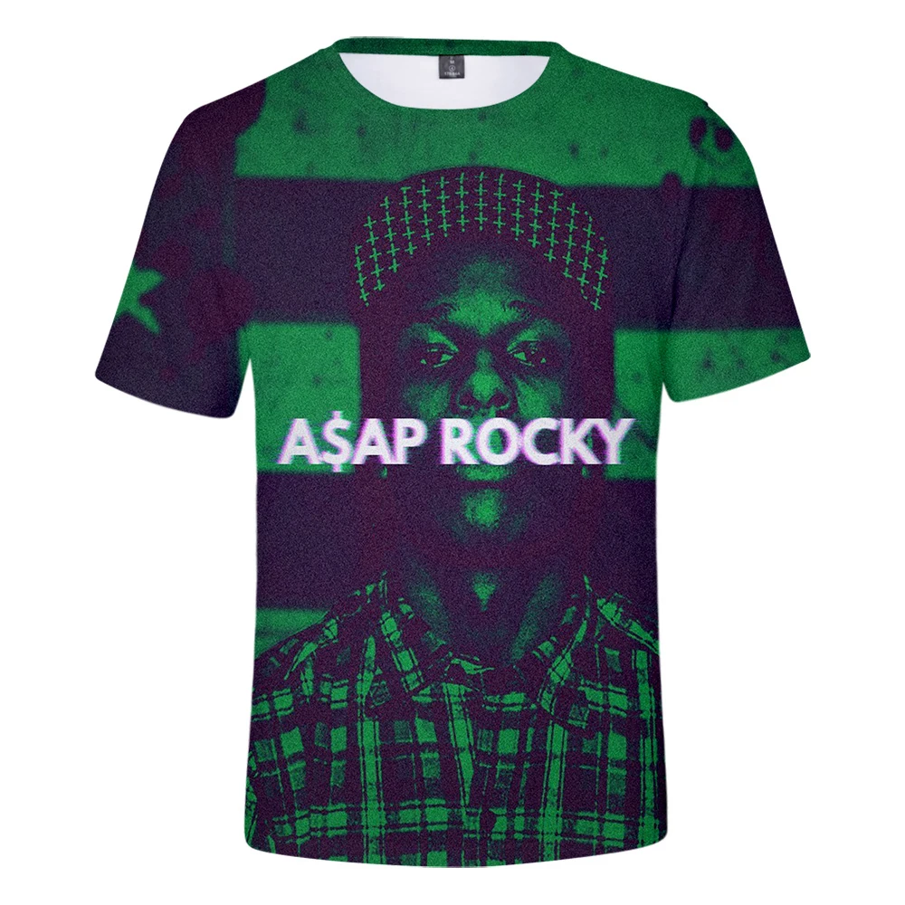

Asap Rocky R.I.P. Men T Shirt Summer Hip Hop Custom Shirt Camisetas Hombre Streetwear Premium Wholesale Short Sleeve T-shirt