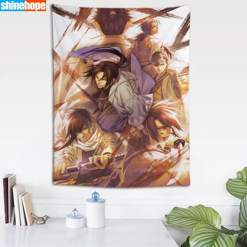 Tapestry 1 Hakuouki Tapestry Mandala Wall Hanging Wall Tapestry Psychedelic Farmhouse Decor Dorm Room Wall Carpet Wall Blanket - Цвет: Tapestry 1