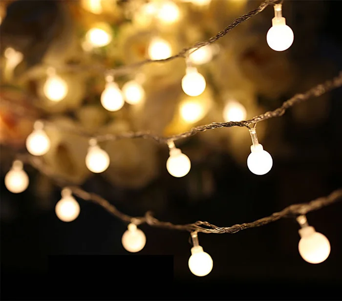 luminaria 50 led cherry balls fairy string decorative lights battery operated wedding christmas outdoor patio garland - Outdoor Decorative Lights luminaria 50 led cherry balls fairy string decorative lights battery operated wedding christmas outdoor patio garland - Outdoor Decorative Lights