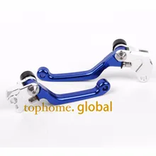 Para yamaha yz80 yz85 2001-2014 cnc pivot alavancas de freio de embreagem azul 2002 2003 2004 2005 2006 2007 2008 2009 2010 2011 2012 2013