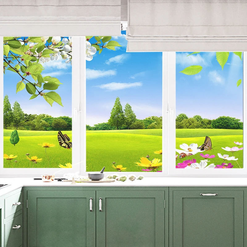 

Customized self-adhesive paper Customizable glass electrostatic film Background painting Mirror sticker Eiffel