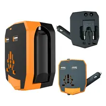 New Car-Charger Dual USB output 2.1A Fast Charging Travel Adapter Cigar Lighter Car Phone Charger with UK/US/AU/EU Car Charger