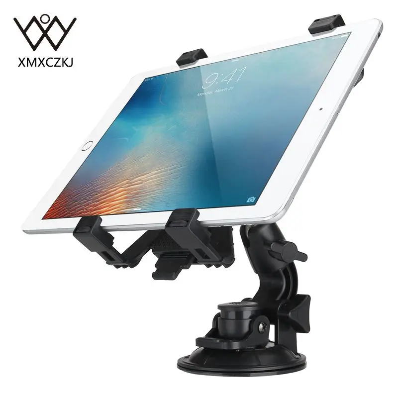 

XMXCZKJ Adjustable Car Tablet Holder Universal Car Windshield Suction Cup Mount Holder Tablet Stand For Samsung Huawei Lenovo