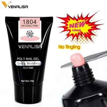 

Venalisa professional nail art clear natural camouflage jelly dense uv hard builder extend stand constraction gum Jelly poly gel