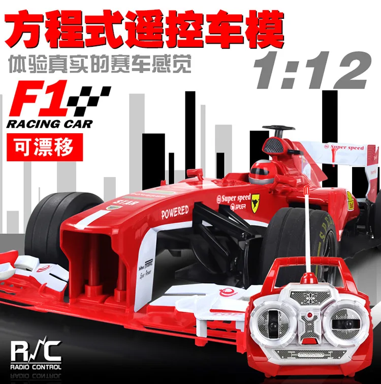 1:12 F1 formula car simulation машинка с дистанционным управлением, Детская Игрушечная машина, радиоуправляемая игрушка, радиоуправляемая машина, радиоуправляемая игрушка