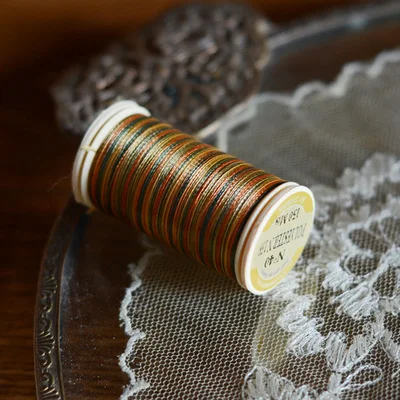 150 м ткань с градиентным окрасом швейная нить DIY кисточки вышивка бисером ювелирный шнур полиэстер нить для вышивки аксессуары ручной работы - Цвет: 6