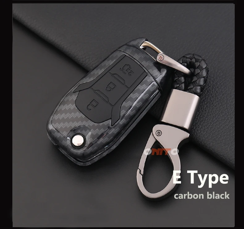 Стиль 1 комплект для Ford Carbon Fiber Автомобильная сумка-Футляр для ключей чехол для ключей сумка+ автомобильный брелок 3 кнопки Авто Клавиатура Чехол