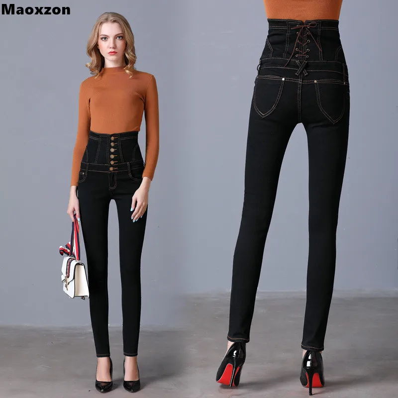maoxzon-womens-fashion-high-waist-bandage-slim-skinny-jeans-for-ladies