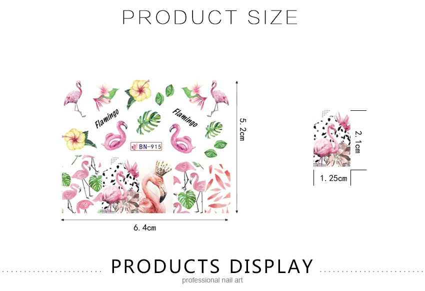 AriesLibra наклейка для ногтей Фламинго серия ногтей переводная наклейка с водой s наклейки для ногтей аксессуары для украшения красоты маникюрные советы
