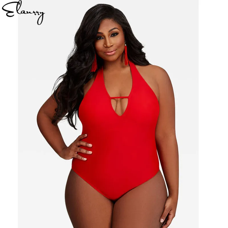 

2019 Mujer Women Swimsuits Plus Size One Piece Swimwear Female Beach High Waist Bathing Suits Bathing Suits Large Size Swimwear
