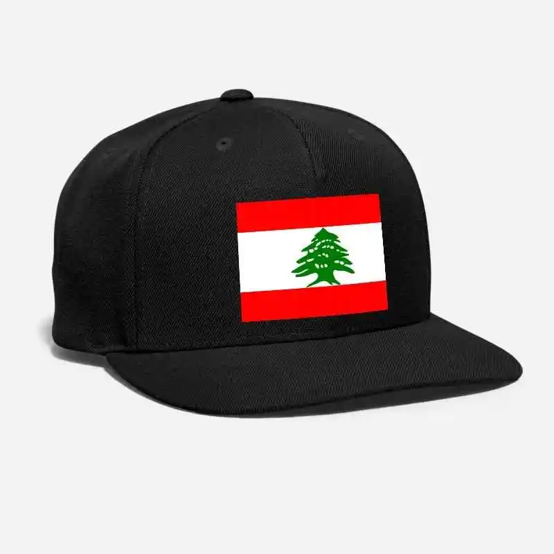 

Lebanon Flag Embroidery Customized Beirut Emblem Badge Coats Of Arms Islam The Arabian Peninsula Unisex Adjustable Snapback Cap