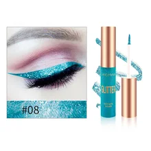 Горячая Распродажа, блестящая жидкая подводка для глаз, водостойкая, стойкая, для макияжа, блестящая подводка для глаз, косметические инструменты JLRS2018, дропшиппинг