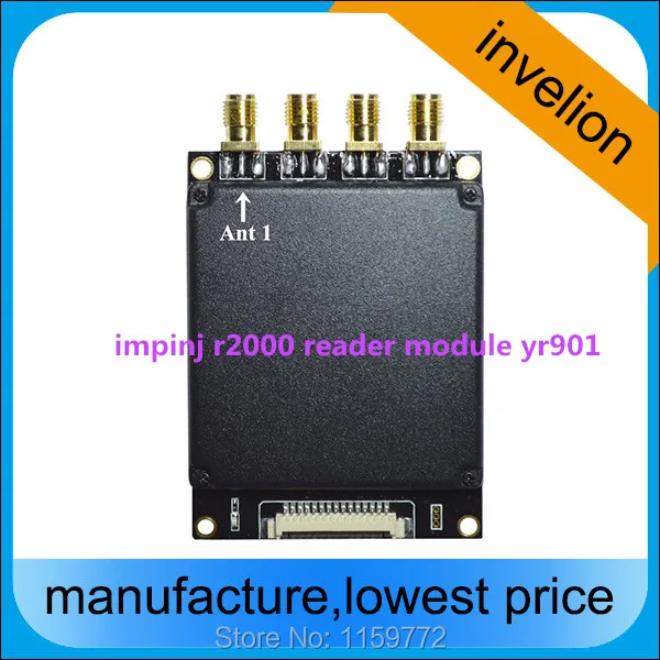 

EPC Gen2 4ports read multi 500tags/second mini long range uhf rfid reader module support TCP/IP Ethernet RS232/RS485