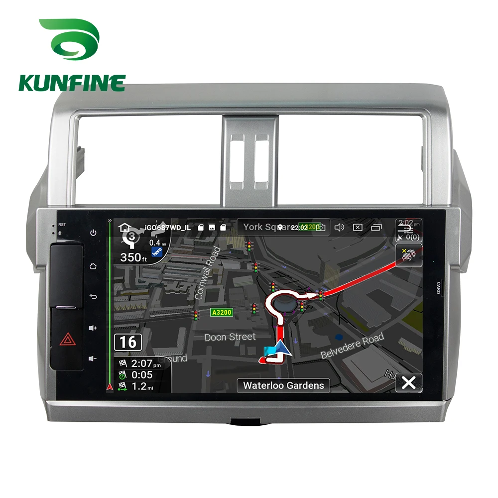 Excellent Octa Core 4GB RAM Android 8.0 Car DVD GPS Navigation Multimedia Player Car Stereo Deckless for TOYOTA PRADO 2014-2015 Radio 5