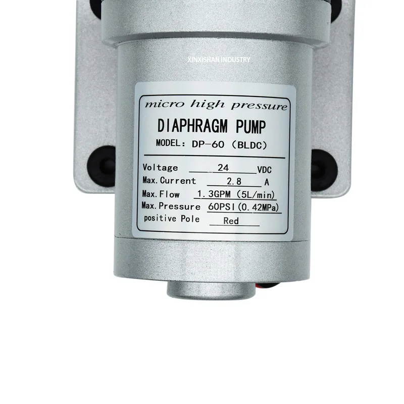 Бесщеточный Водяной насос высокого давления DP 60(BLDC) 12/24V DC 5L/min (1.3GPM) автоматический