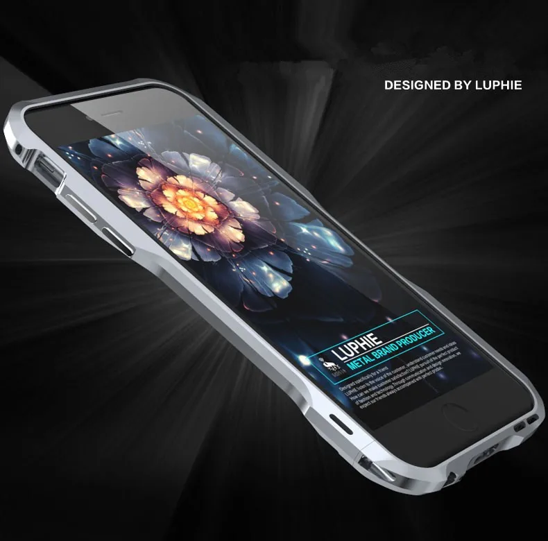 imágenes para Luphie nueva versión a prueba de golpes armor irregularmente tornillo de metal del capítulo de parachoques de aluminio para iphone 6 6 s plus 7 más cubierta de la caja imágenes para Luphie nueva versión a prueba de golpes armor irregularmente tornillo de metal del capítulo de parachoques de aluminio para iphone 6 6 s plus 7 más cubierta de la caja